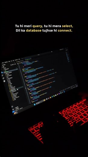 Ankit Arya on Instagram: "You are my SELECT * FROM dil ❤️ #programmerlife #database #dbms #mysql #sql #engineer #coding #coder #programmer #developerlife #developer #programmingmemes #shayri #fyp #corporate"
