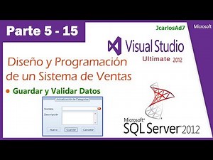 Sistema de Ventas en Visual Studio 2010 y SqlServer 2008 (5-16) - Guardar y validar datos