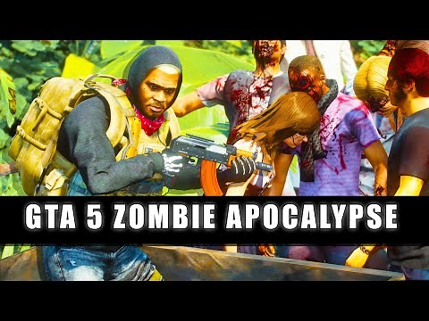 GTA 5 Ultimate Zombie Apocalypse Survival || (Best GTA V Zombie Overhaul Mods)