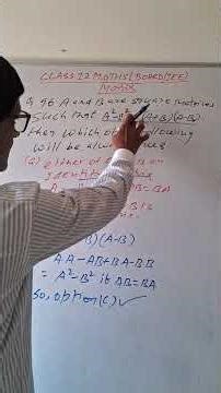 Matrix । Board । JEE Main । NDA । CUET । #maths #matrix