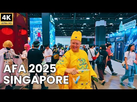 Anime Festival Asia Singapore (AFA) 2025 FULL Walkthrough at Suntec (4K)