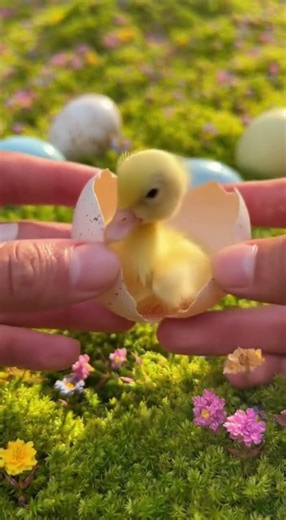 Cutest Duckling Hatch Ever! 😍🐣