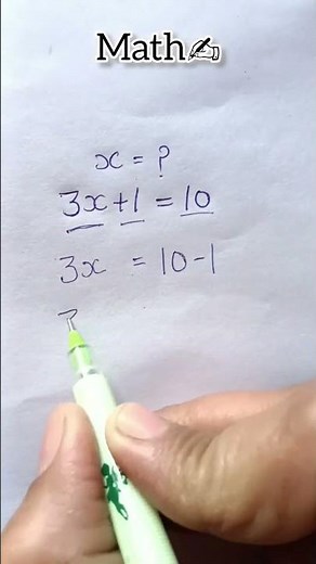 solve equation by transposing method#maths#shorts