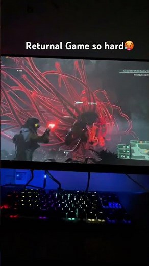 Returnal this game is such an incredible game but it’s hard to play#videogames #ps5 #pcgamer