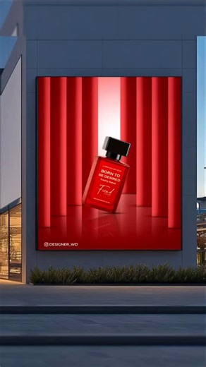 Graphics Super on Instagram: "BORN TO BE DESIRED. Wrapped in red. Crafted to seduce. This design speaks passion, indulgence, and confidence. A perfume made to be worn - like a dream bottled in glass. . . . Amazing work by @designer_wd_ . . . - Comment your insights and questions! - Share with your friends if it is helpful! . . . #perfumedesign #visualbranding #luxuryperfume #productmockup #fragrancepackaging #designshowcase #creativereels #redaesthetic #highenddesign #instagramreelsindia #poster