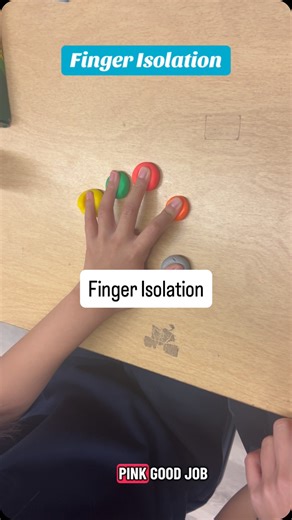 Looking for activities that involve finger isolation? Try this one! This activities is easy to set up and all you need is Play-Doh. This is also a great way to practice typing skills. Let me know if you try it! #OccupationalTherapy #SchoolOT #SchoolBasedOT #FingerIsolation #FineMotorSkills #TypingSkills #Teachers | The Magic OT Bug