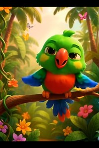 Adorable Birds Singing | Parrot, Hummingbirds & Lovebirds Spread Joy These cute birds will make your day brighter! Watch a happy parrot sing in the jungle, tiny hummingbirds dance in the garden, and two lovebirds share a sweet duet at sunset. A colorful 3D cartoon full of smiles, music, and heartwarming moments. Send stars to support and keep the cute videos coming! #fblifestyle #fbreelsfypシ゚viralシ #fbreelsfypシ゚ #cuteanimals #reelsvideoシ #fbreels2025ツ #fbreels #TuneTails #3dcartoon #cuteanimals 