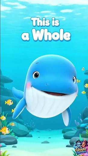 Whale for Kids 🐋 | Ocean Animals Learning Video | Educational Cartoon