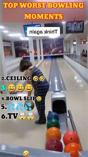 TOP WORST BOWLING MOMENTS#shortvideo #bowling #funny