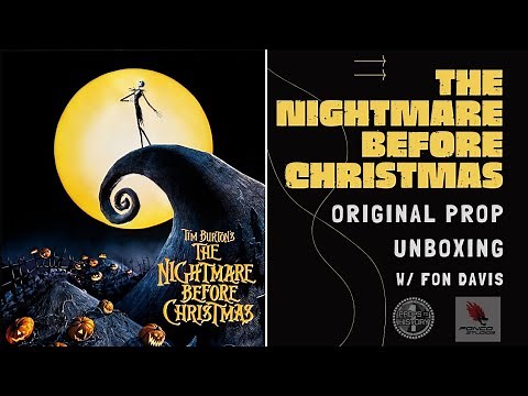 The Nightmare Before Christmas Original Screenused Prop Unboxing w/Fon Davis