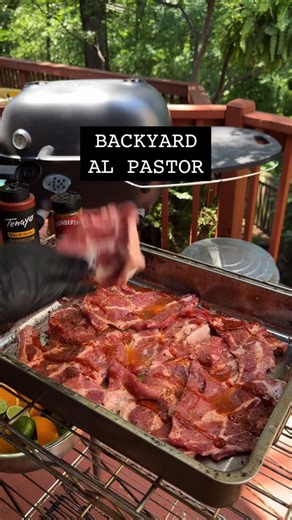 3.5K views · 16K reactions | Backyard Al Pastor FOR THE MARINADE...