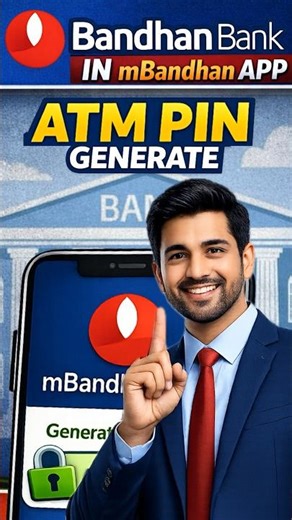 Bandhan Bank Debit Card Pin Online Generation #bankingshorts #bandhanbank #shorts