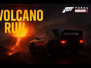 I Drove Through the Volcano in Forza Horizon 5! 🔥