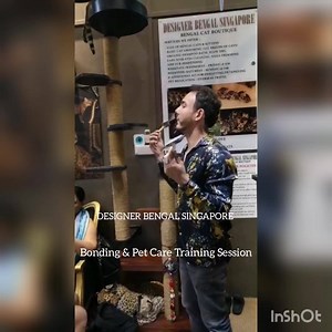 Bonding and Pet Care Training Session with their Furbies The importance to share my passion and knowledge with all my clients before they bring home their furbies. This is to ensure they understand their expectations and what relevant actions needed when necessary. ❤️❤️ | Designer Bengal Singapore