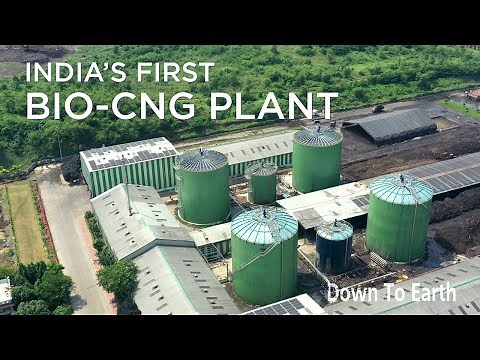 This is India's first Bio-CNG plant that fuels Indore's buses