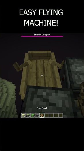 Easiest Flying Machine in Minecraft! Get Elytra Fast!