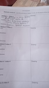 Station 1 - Video 1Aim: To develop a range of perceptual moto... | Filo