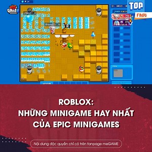 Hãy cùng tôi điểm danh lại loạt mini game hay nhất trong Roblox nhé #meGAME | meGAME