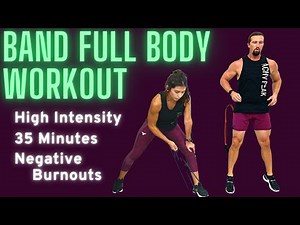 Resistance Band Full Body High Intensity Workout - Strength & Conditioning workout