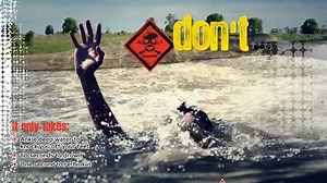 It only takes 60 seconds to drown, and 1 second to rethink it. Don’t get sucked in. | Seqwater