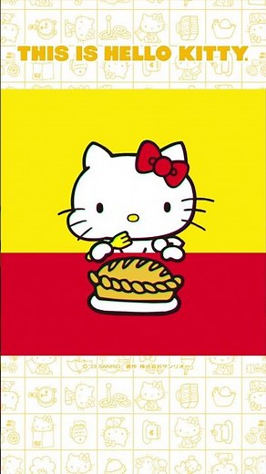 Mmm, yummy pie! #shorts #sanrio #HelloKitty
