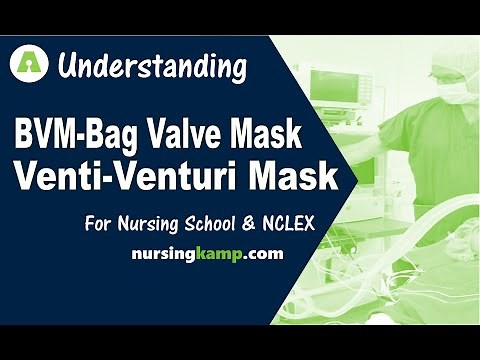 What is a Venti Mask Oxygen Delivery BVM High Flow Venturi Mask Nursing KAMP NCLEX Review 2019
