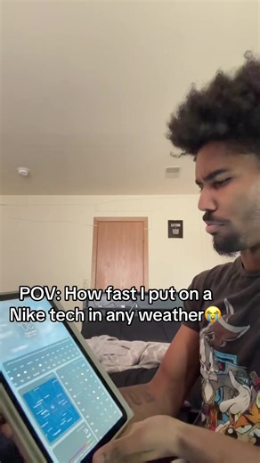 It’s cold asl outside😂 #funny #chicago #layerup #fyp #niketech | Nike Tech