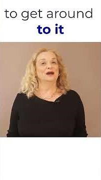 Confusing phrasal Verbs -"Get Around " and "Get Around to It"