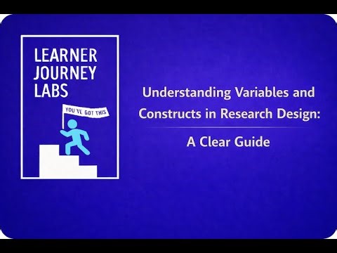 Understanding Variables and Constructs in Research Design A Clear Guide