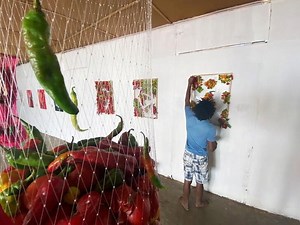 L'exposition de l'artiste nigérian présente les méthodes de conservation des aliments