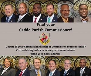 55 reactions · 22 shares | Do you know what Commission district you reside in and/or who your representative is on the Caddo Parish Commission? Find out by using the Parish's interactive map--all you need is your home address! Click on the link below to visit the map and type in your address: https://www.arcgis.com/apps/instant/minimalist/index.html?appid=e12a888d978f48bda3e6eccb0051c892 | Parish of Caddo | Facebook