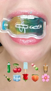 2.2M views · 41K reactions | ASMR Satisfying Eating Emoji Food Challenge Wax Candy Fondant Gummies Part 1 | Satisfying Lips | Facebook