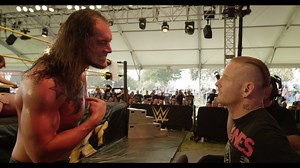 12K views · 11K reactions | Corey Taylor (Slipknot) Punches Baron Corbin WWE (WWE NXT) In The Face! (High Quality Version) Shot by Strati Hovartos | Aftershock Festival | Facebook