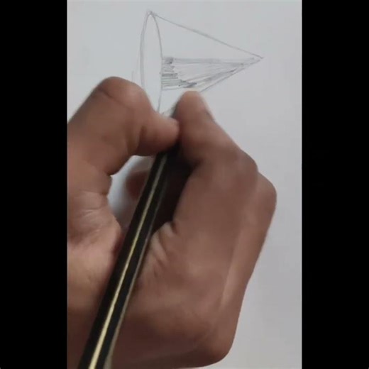 It's a tutorial for cone #artwork #artist #drawing #pencil #paper #cone
