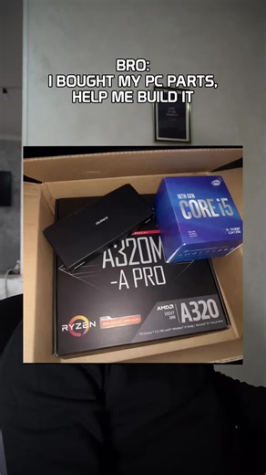 BRO PRESSED “RANDOM BUILD”#tech#pc #amd d#intel