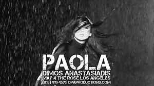 6.4K views · 48 reactions | PAOLA Live on stage - May 4th for the first time in Los Angeles!! Dimos Anastasiadis joins her for a night you won’t soon forget! “Bouzoukia” style party with the biggest female performer of Greece! Doesn’t get better than this! Call 818-919-9575‬ before it’s too late. | OPA PRODUCTIONS | Facebook