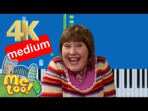 CBeebies Me Too! Theme Song (Slow Medium) Piano Tutorial 4K