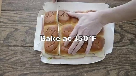 Ham and Cheese Party Sandwiches - EASY Ham & Cheese Slider Appetizer!