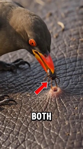 The Hippo's Tiny Bodyguard 🦛🐦 | Why Birds Ride Hippos!