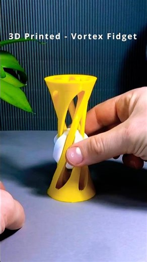 3D Printed Vortex Fidget #3dprinting #vortex #fidget #passthrough #3d #Satisfying #StressRelief