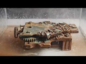 Extreme Rust Removal on Old Gearbox Found in Scrap