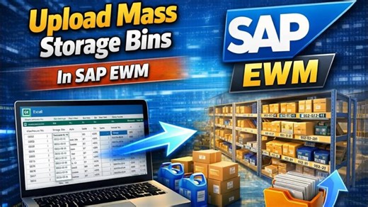 SAP EWM Mass Stock Upload Best Practices | SARTHAK KUMAR SAMAL posted on the topic | LinkedIn