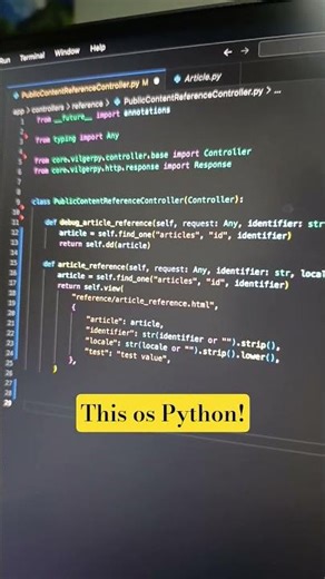 A Beautiful Controller in Python? Wait… What?