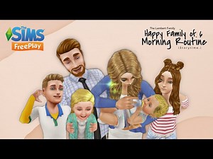 The Sims: Happy Family Morning Routine - Past Simple