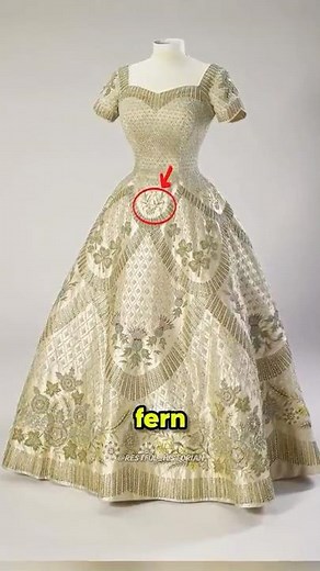 The Hidden Secret in Queen Elizabeth’s Coronation Dress👑