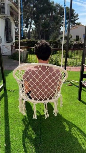 Macramé Hanging Chair from Action — Cozy Home Decor 🌿
