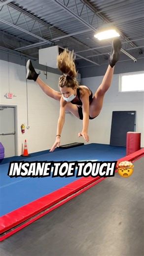 INSANE Toe Touch Flexibility #Cheerleading
