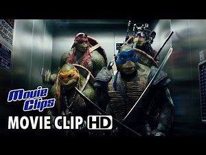 TEENAGE MUTANT NINJA TURTLES - Official Film Clip - The Elevator (2014) HD