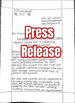 How to write/formulate press release? | #Sample#example#PressRelease |#Press Release #format #neb