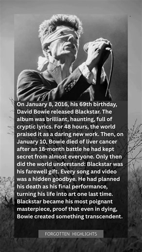 He Released Blackstar on His 69th Birthday. Two Days Later, the World Understood.